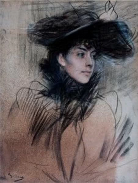 La parigina con cappello